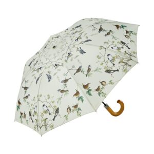 sateenvarjo linnut kuviolla valkoisella taustalla